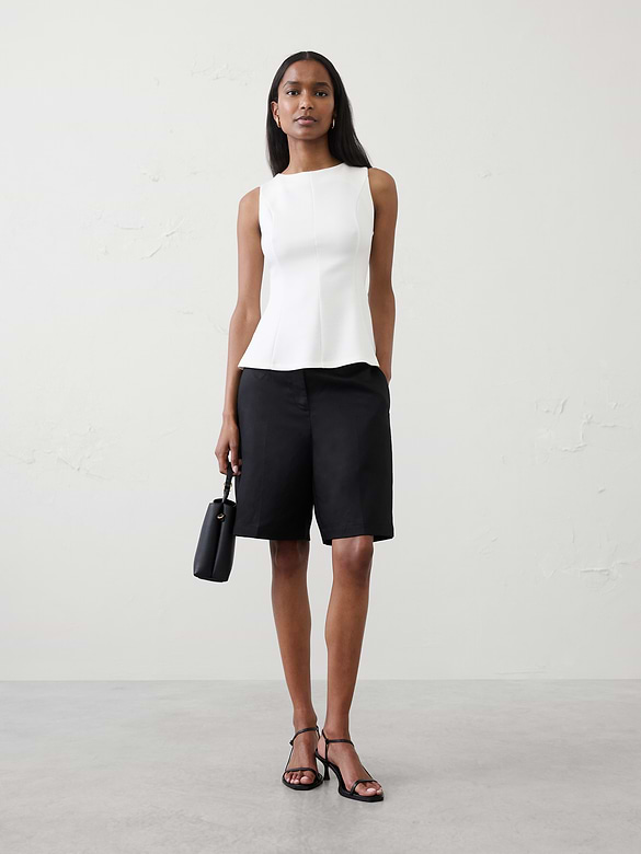 Soft Touch Peplum-Hem Top
