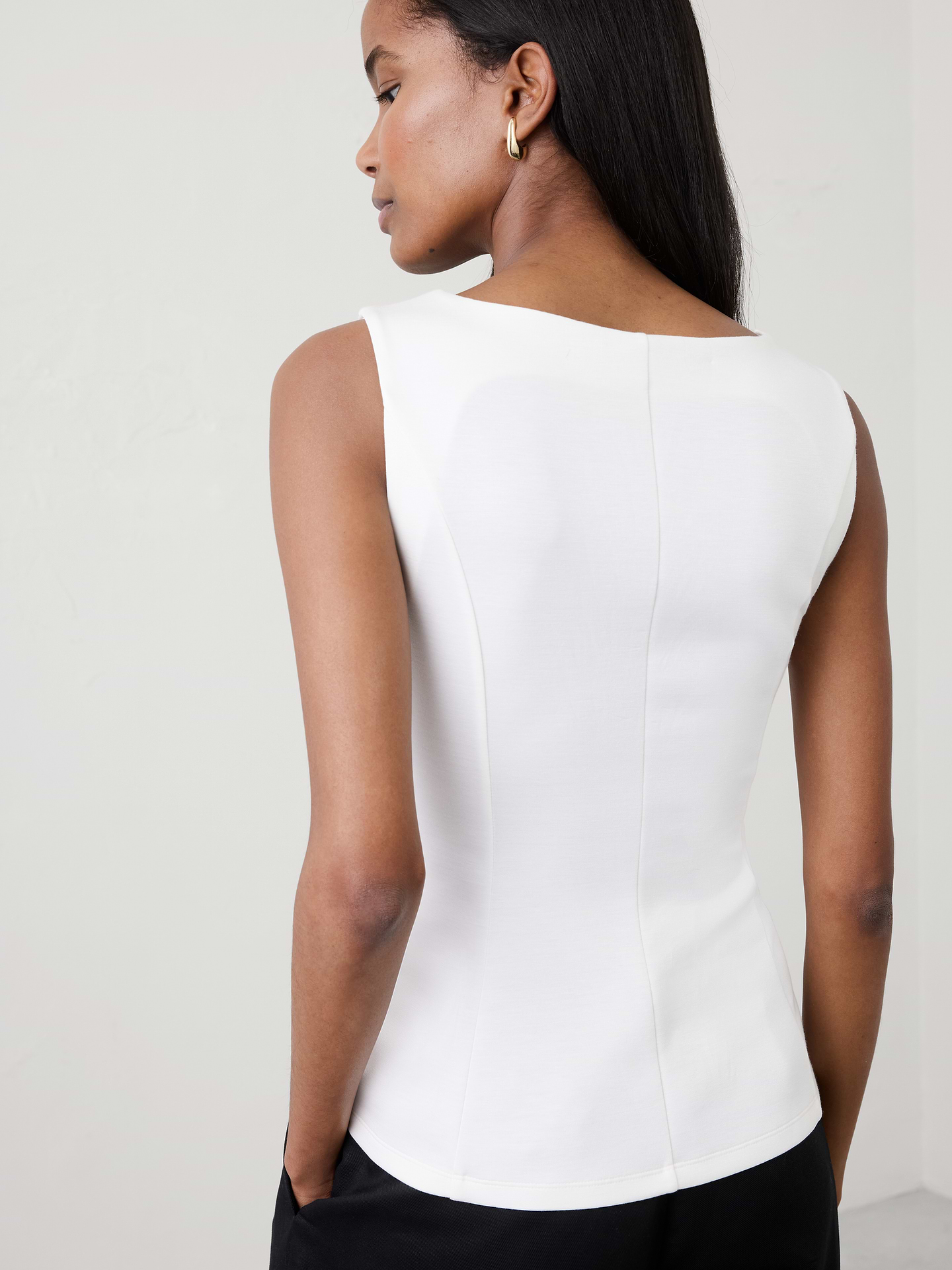 Image number 2 showing, Soft Touch Peplum-Hem Top