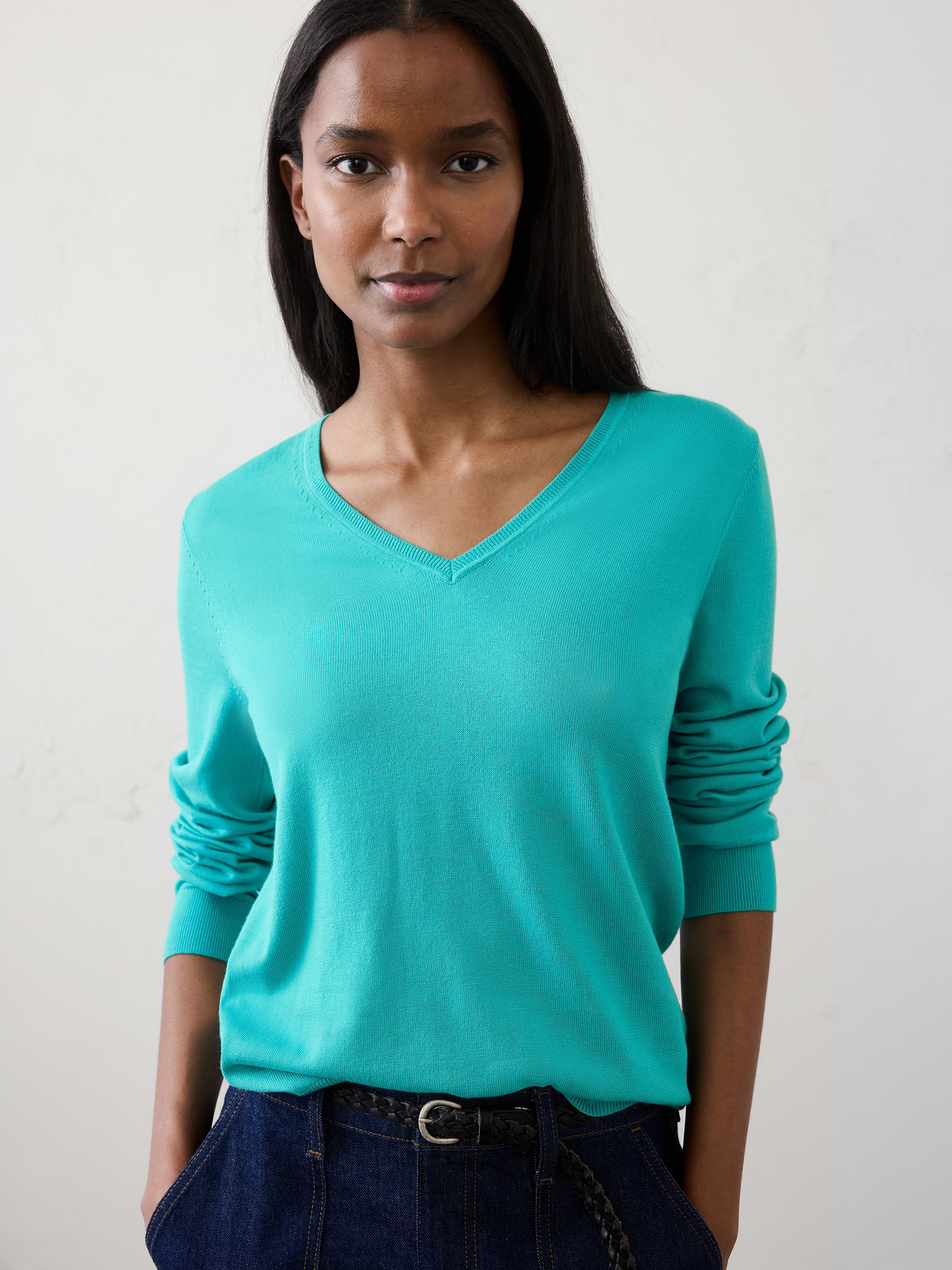 Image number 1 showing, Forever V-Neck Sweater