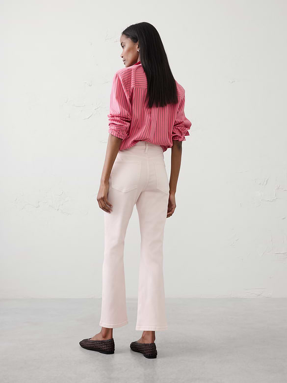 Bootcut High-Rise Cropped Jean