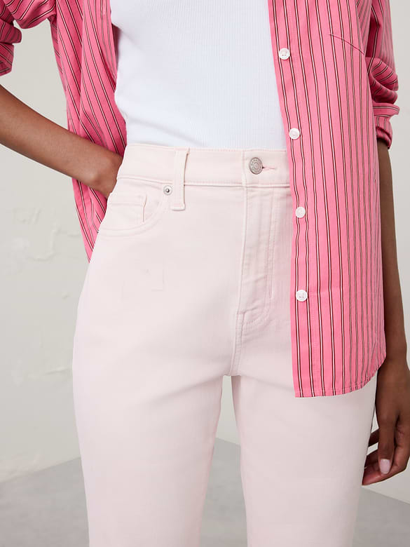 Bootcut High-Rise Cropped Jean