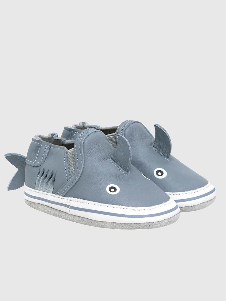 Image number 2 showing, Robeez Sebastian Shark Soft Soles