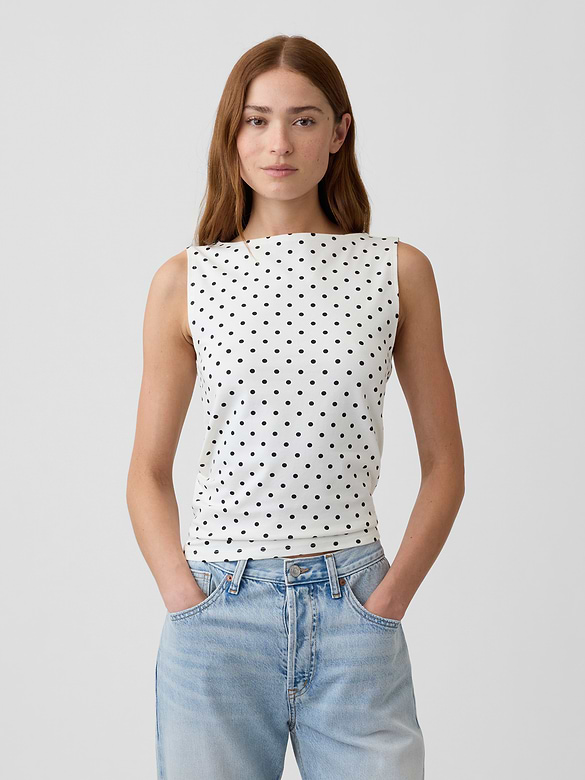 Boatneck Tank Top
