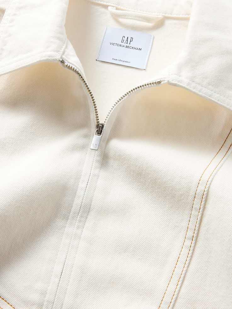 Image number 7 showing, Gap × Victoria Beckham Denim Zip Shirt