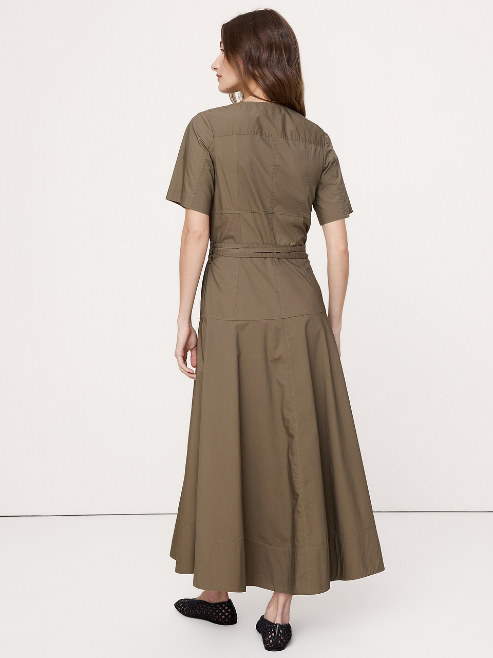 cotton poplin shirt dress Rebecca Taylor Online Clothing Store. Women's Cotton Poplin Shirt Dress