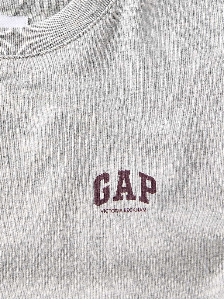 Image 4 of 5, Gap × Victoria Beckham Organic Cotton Logo T-Shirt