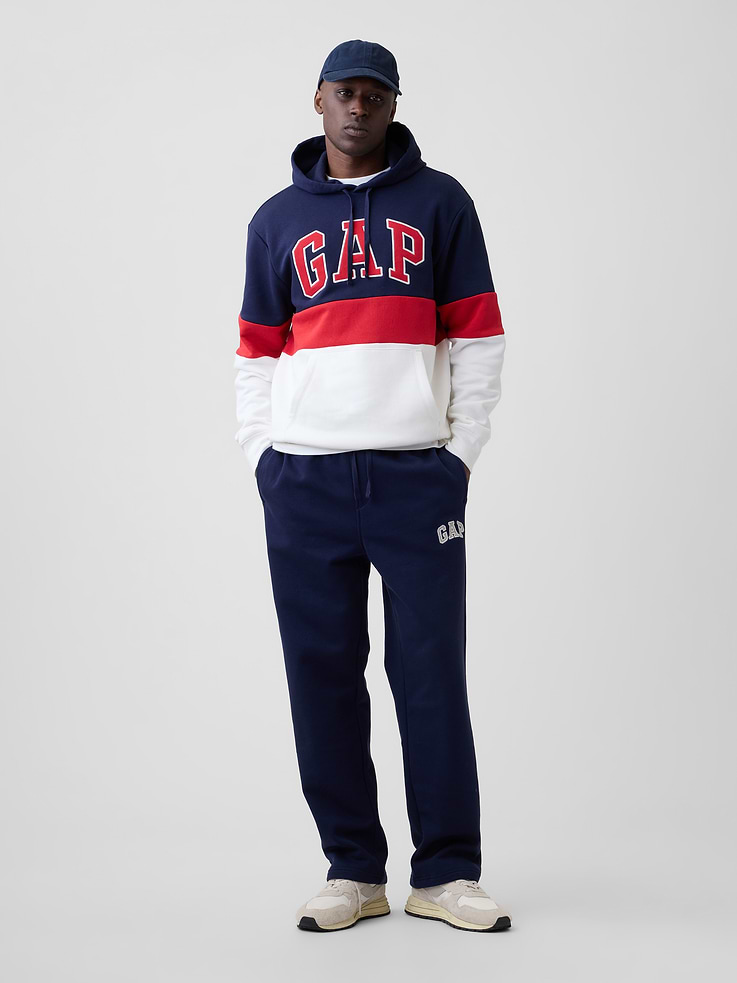 Image number 3 showing, Adult Relaxed Gap Logo Colorblock Hoodie