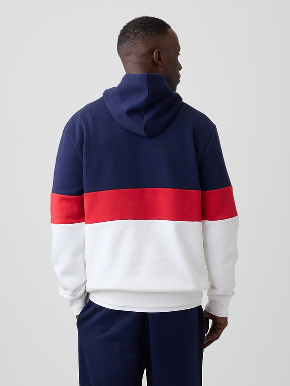 Adult Relaxed Gap Logo Colorblock Hoodie