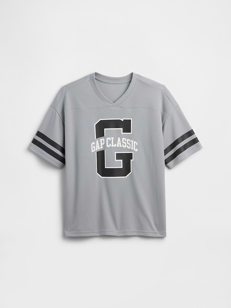 Image number 1 showing, Kids Relaxed Mesh Soccer T-Shirt