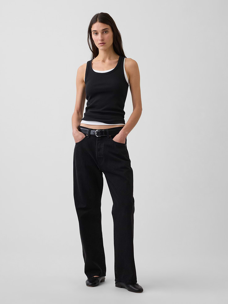 Image number 2 showing, Rib Scoop Tank Top