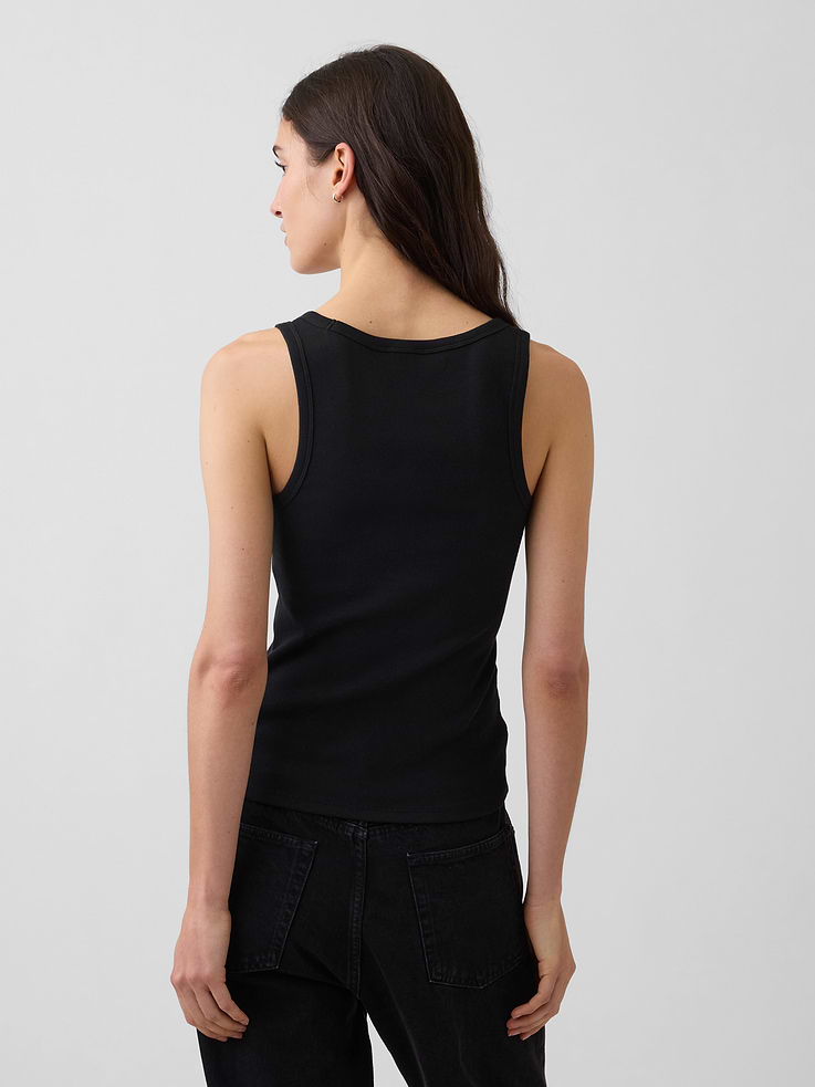 Image number 3 showing, Rib Scoop Tank Top