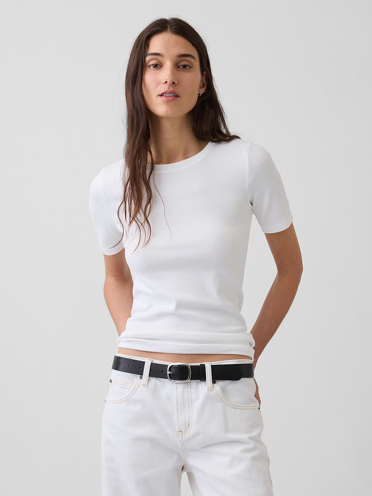 Image number 1 showing, Modern Crewneck T-Shirt