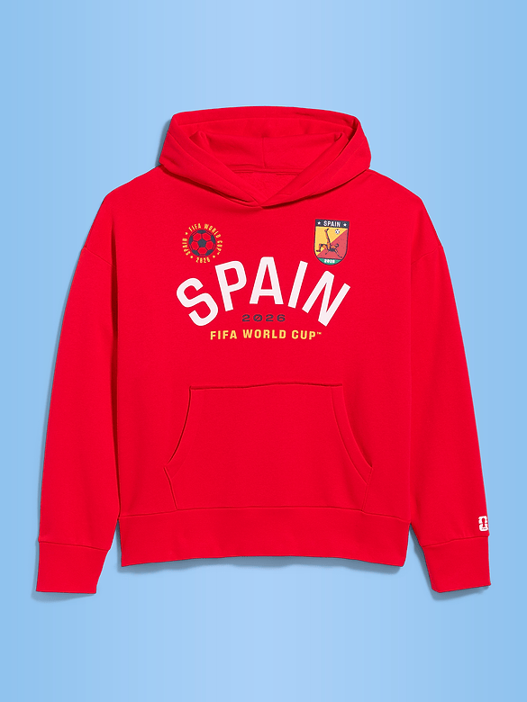FIFA World Cup 26™ Spain Oversized Pullover Hoodie for Men