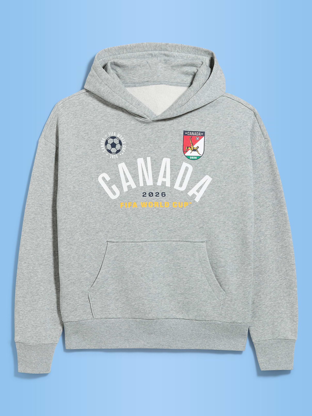 Image number 1 showing, FIFA World Cup 26™ Canada Oversized Pullover Hoodie for Men