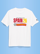 Image 1 of 2, rib-knit crew neck, short sleeves, graphic at front, © FIFA, FIFA'S OFFICIAL LICENSED PRODUCT LOGOS, AND ALL BRAND ELEMENTS, DESIGNS AND TRADE NAMES OF FIFA AND FIFAE TOURNAMENTS, EVENTS AND PRODUCTS ARE COPYRIGHTS AND/OR TRADEMARKS OF FIFA., Product #901969