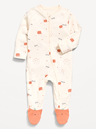 Image number 1 showing, 2-Way-Zip Sleep & Play Footed One-Piece for Baby