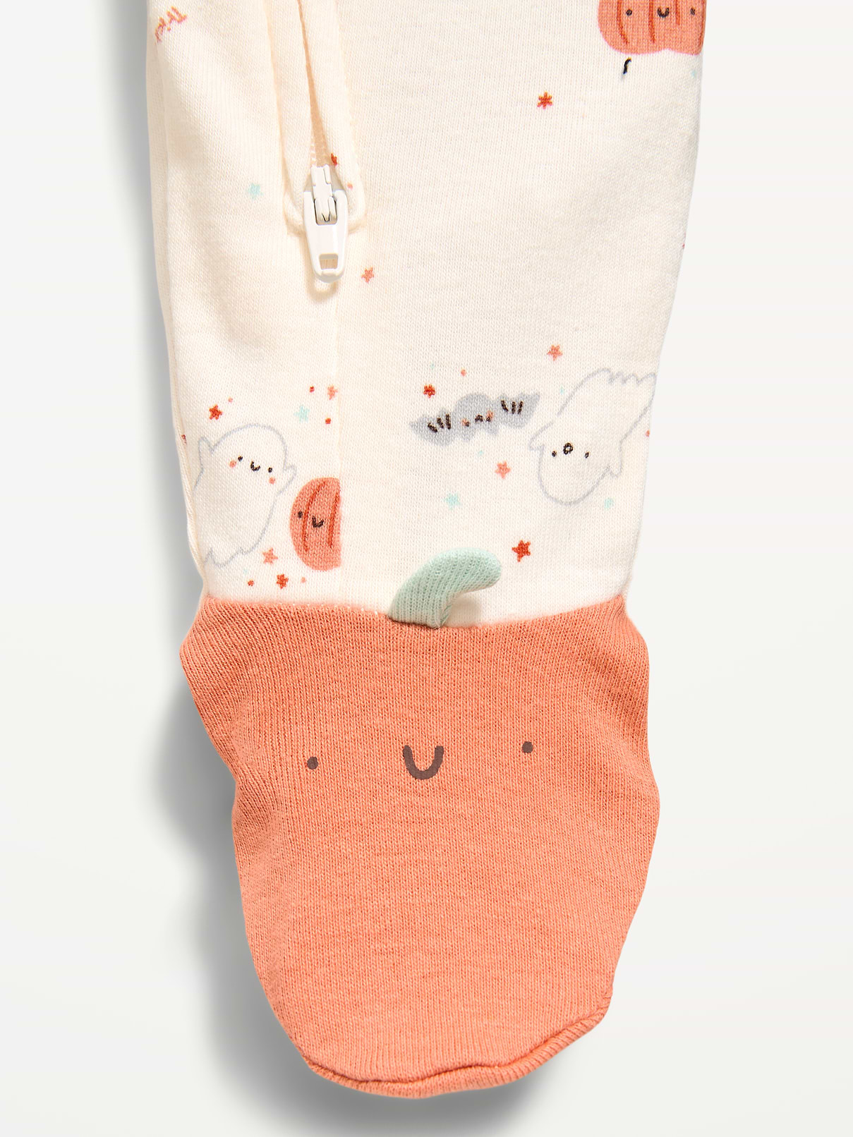 Image number 3 showing, 2-Way-Zip Sleep & Play Footed One-Piece for Baby