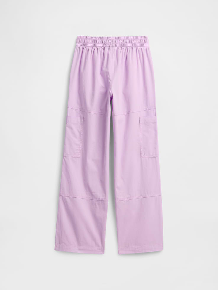 Image 2 of 3, Kids Pull-On Relaxed Denim Cargo Pants