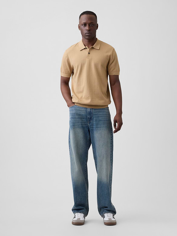 Sweater Polo Shirt