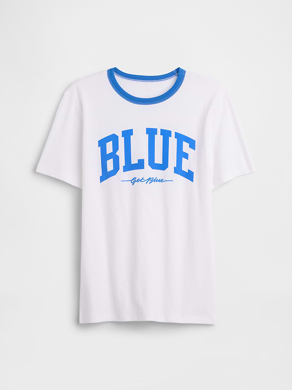 Kids Get Blue Ringer Graphic T-Shirt