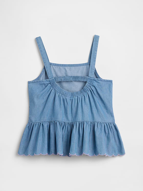 Kids Peplum Tank Top