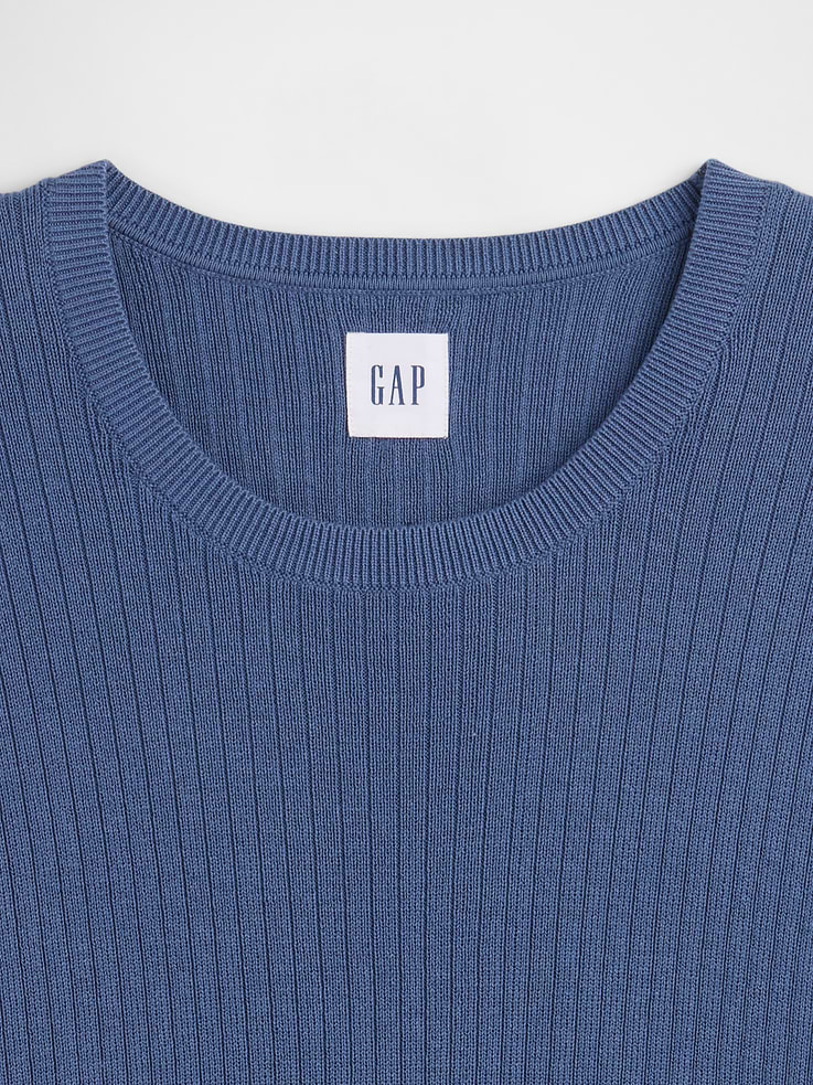 Image number 4 showing, Ribbed Crewneck Sweater T-Shirt