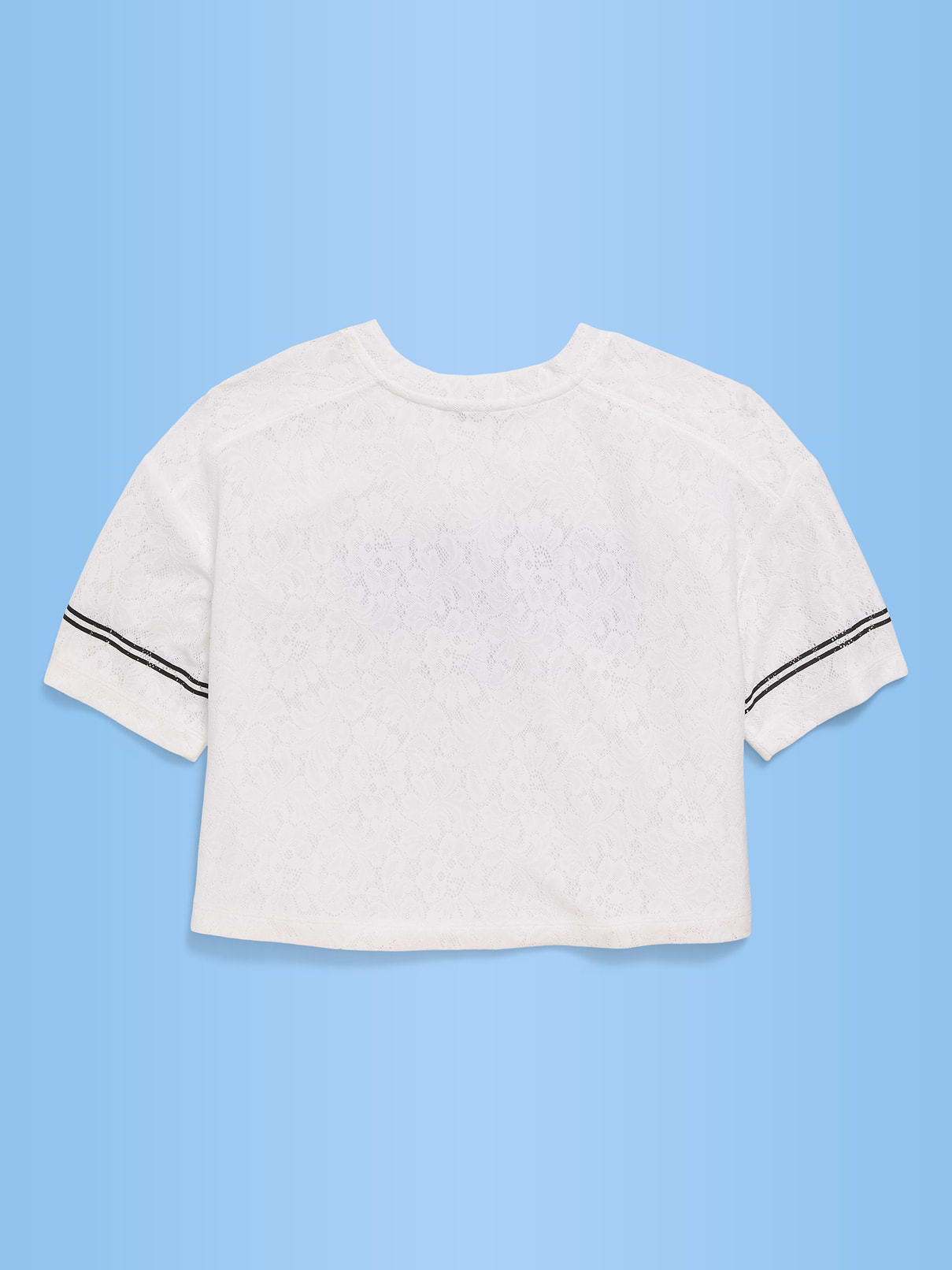 Image number 2 showing, FIFA World Cup 26™ Germany Boxy Lace V-Neck T-Shirt for Girls