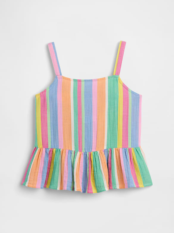 Kids Peplum Tank Top