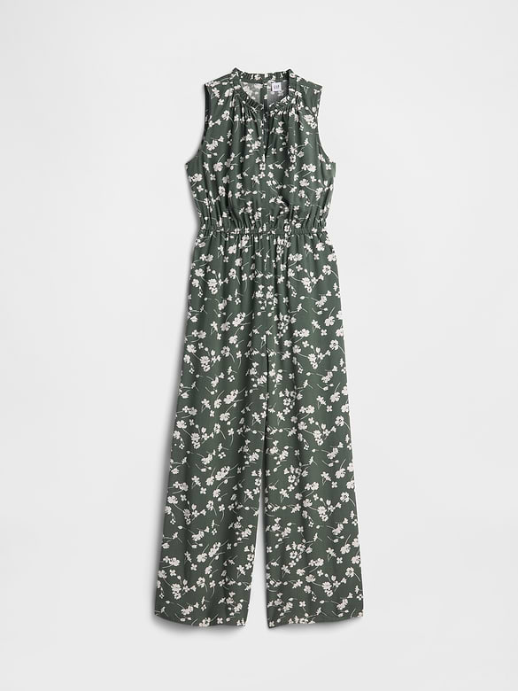 Sleeveless Wide-Leg Jumpsuit