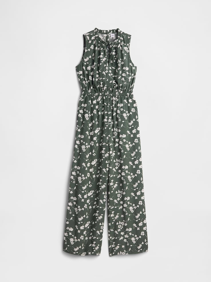 Image number 6 showing, Sleeveless Wide-Leg Jumpsuit