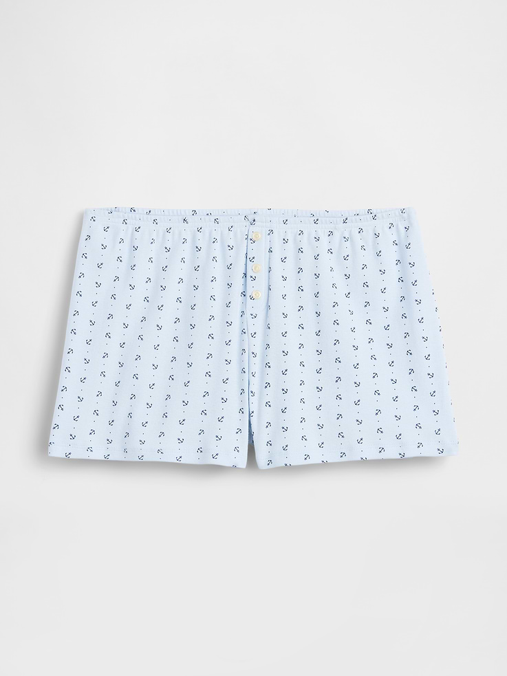 Image number 4 showing, Cotton PJ Shorts