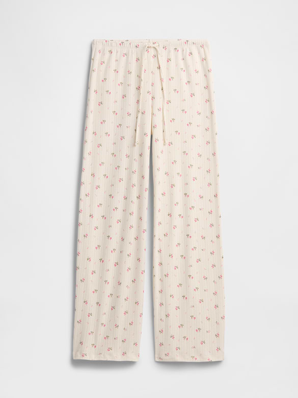 Relaxed Pointelle PJ Pants