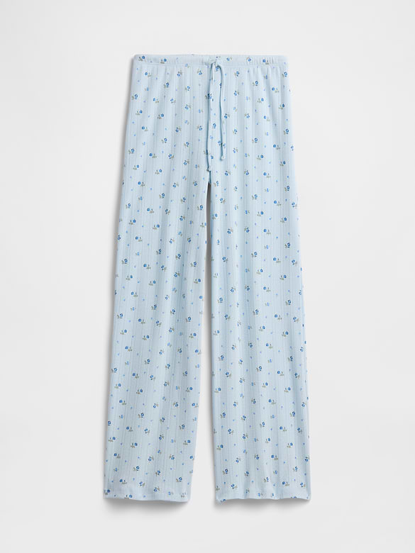 Relaxed Pointelle PJ Pants