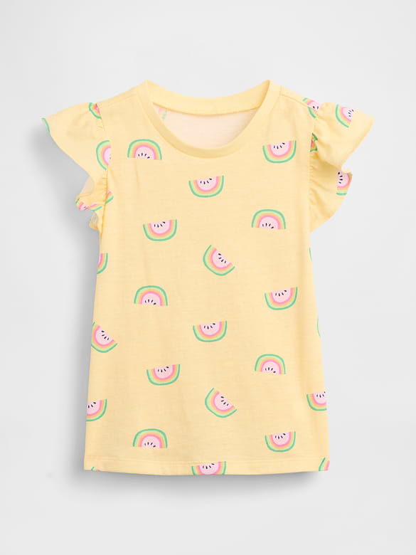 babyGap Print Flutter Sleeve T-Shirt