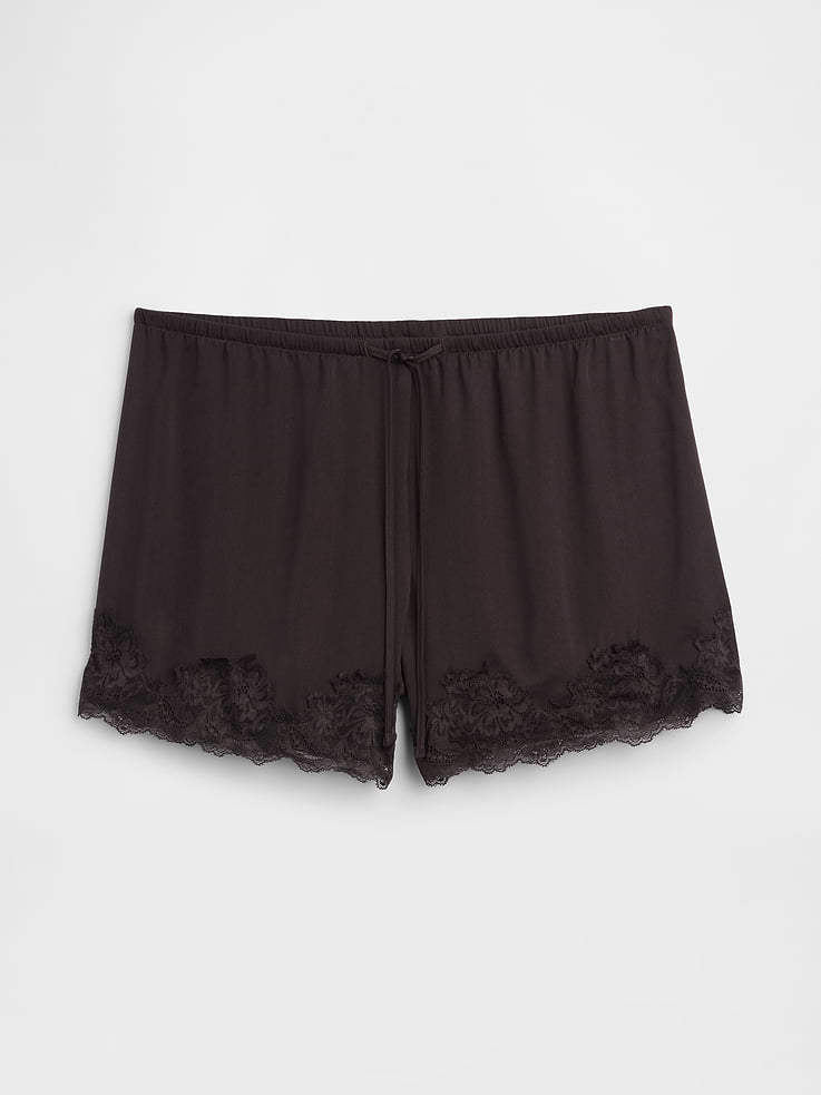 Image number 7 showing, 5" High Rise Pull-On Satin Shorts