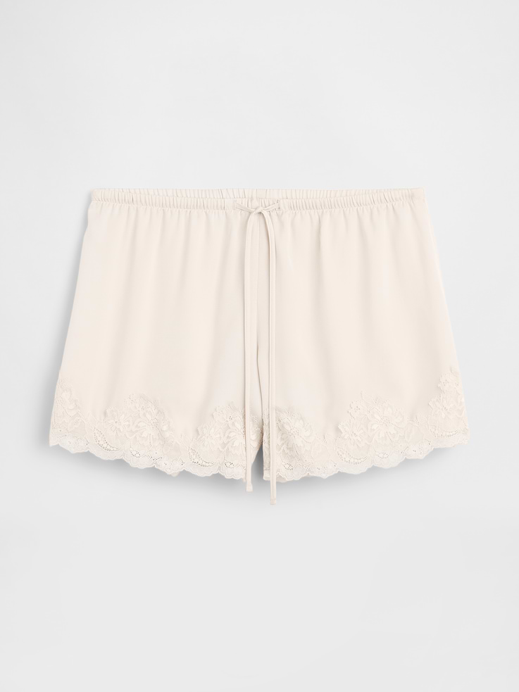 Image number 7 showing, 5" High Rise Pull-On Satin Shorts