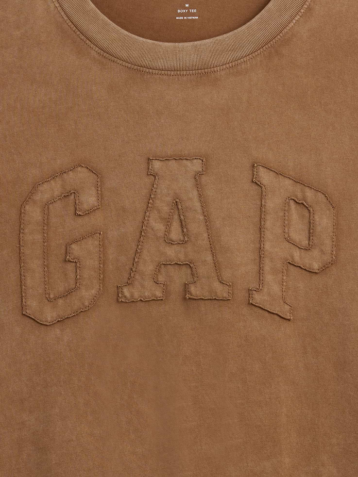 Image number 4 showing, Everyday Soft Boxy Gap Logo T-Shirt
