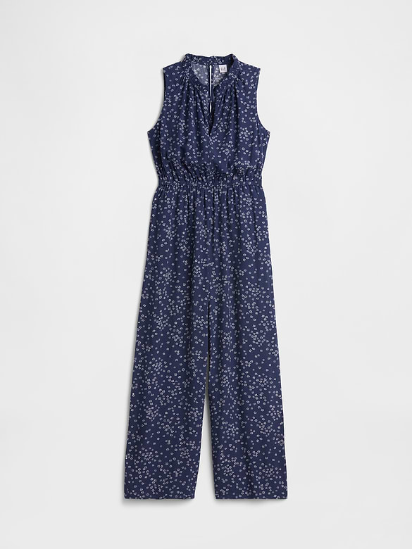 Sleeveless Wide-Leg Jumpsuit