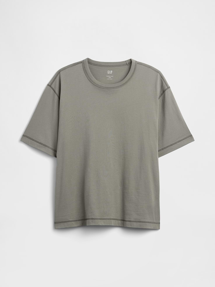 Image number 5 showing, Everyday Soft Boxy Crewneck T-Shirt