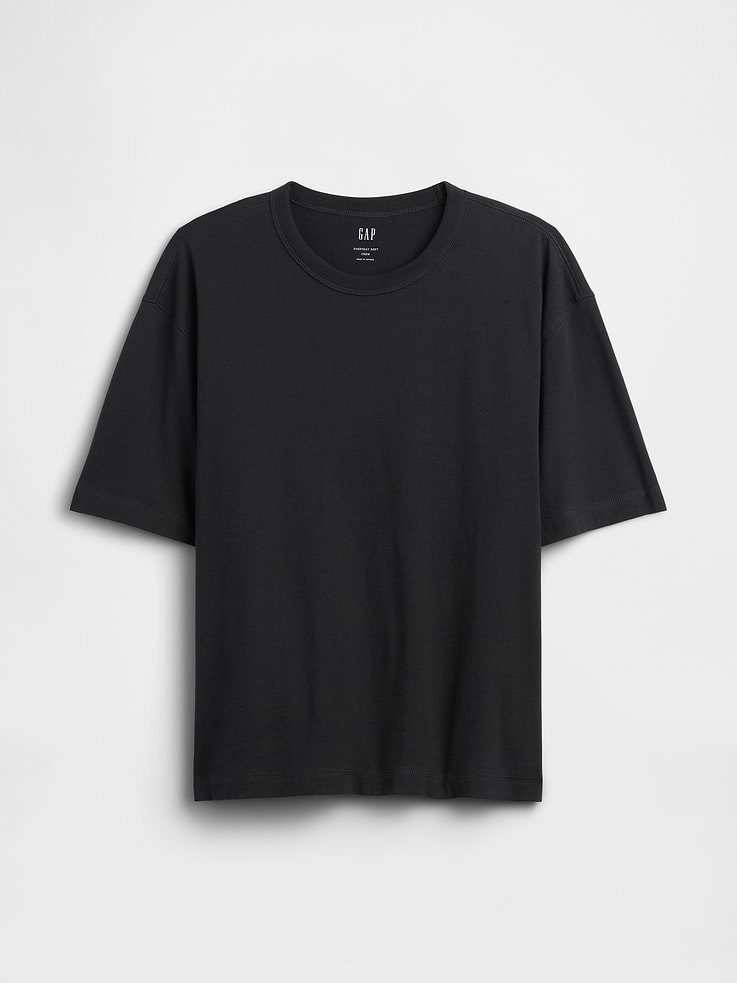 Image 5 of 5, Everyday Soft Boxy Crewneck T-Shirt