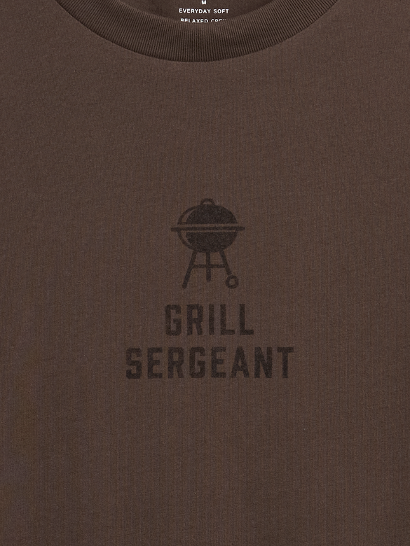 Everyday Soft Relaxed Grill Sergeant Graphic T-Shirt