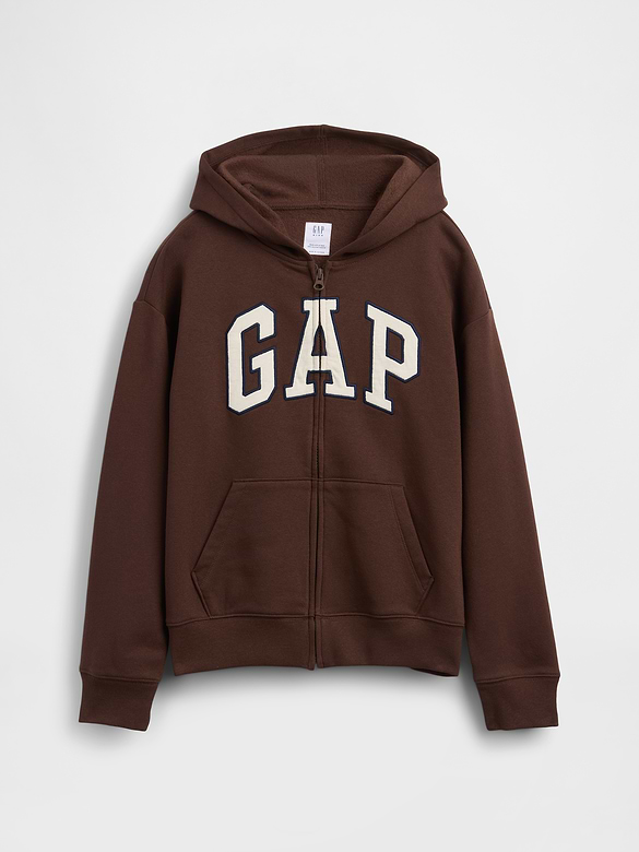 Kids Relaxed Gap Logo Zip Hoodie