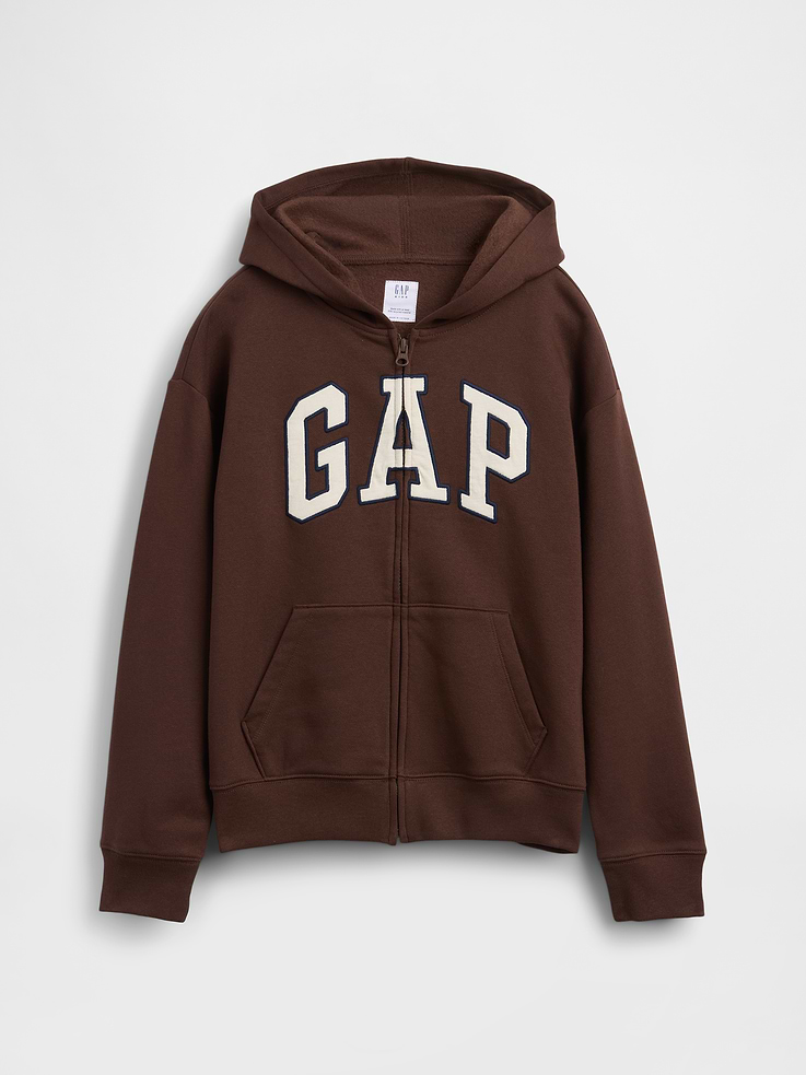 Image number 1 showing, Kids Relaxed Gap Logo Zip Hoodie