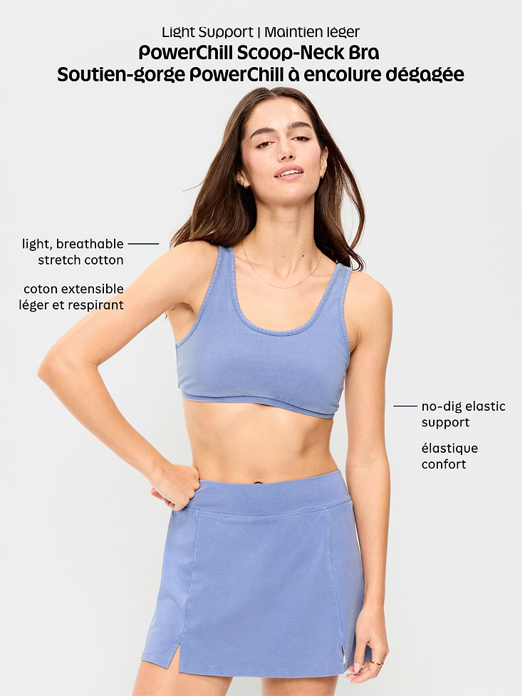 Image number 9 showing, Light Support PowerChill Sports Bra