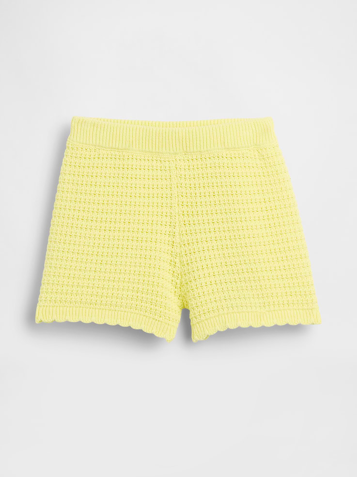 Image number 2 showing, Baby & Toddler Crochet Pull-On Shorts