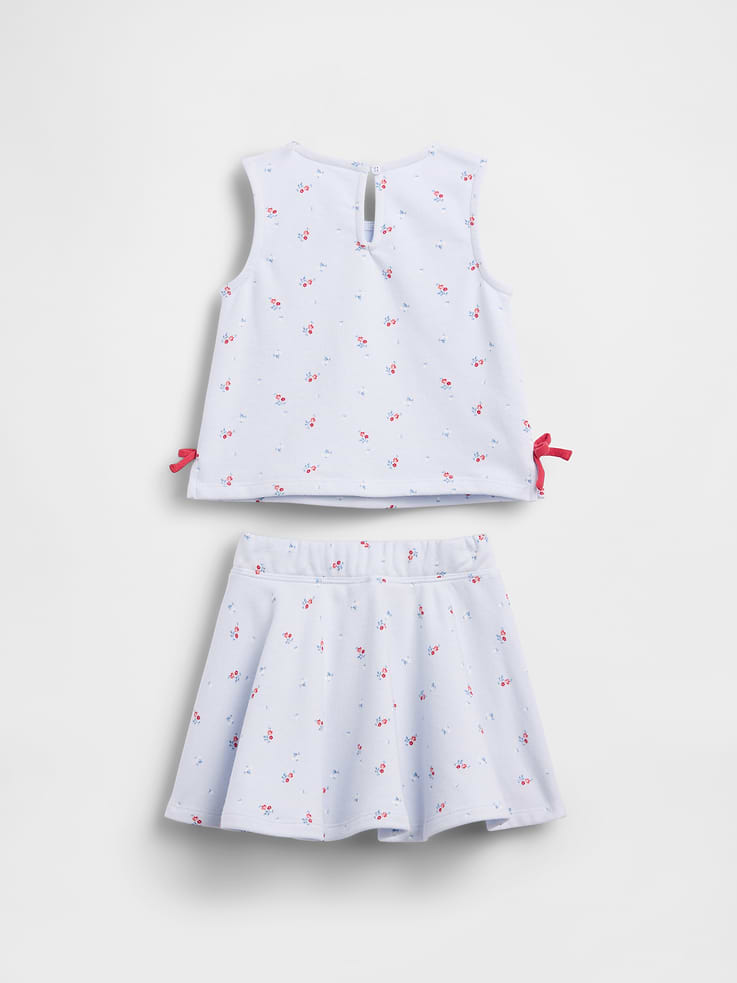 Image number 3 showing, Baby & Toddler VintageSoft Bow Skort Set