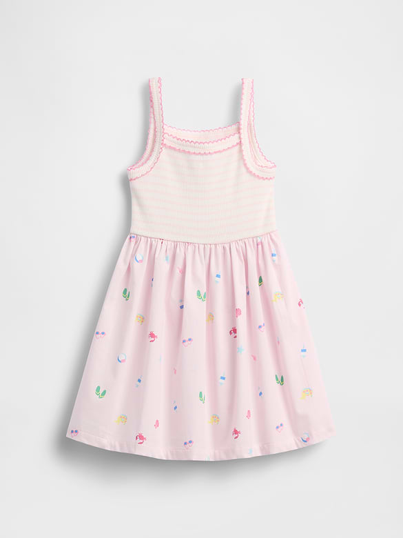 Baby & Toddler Mixed Media Apron Dress