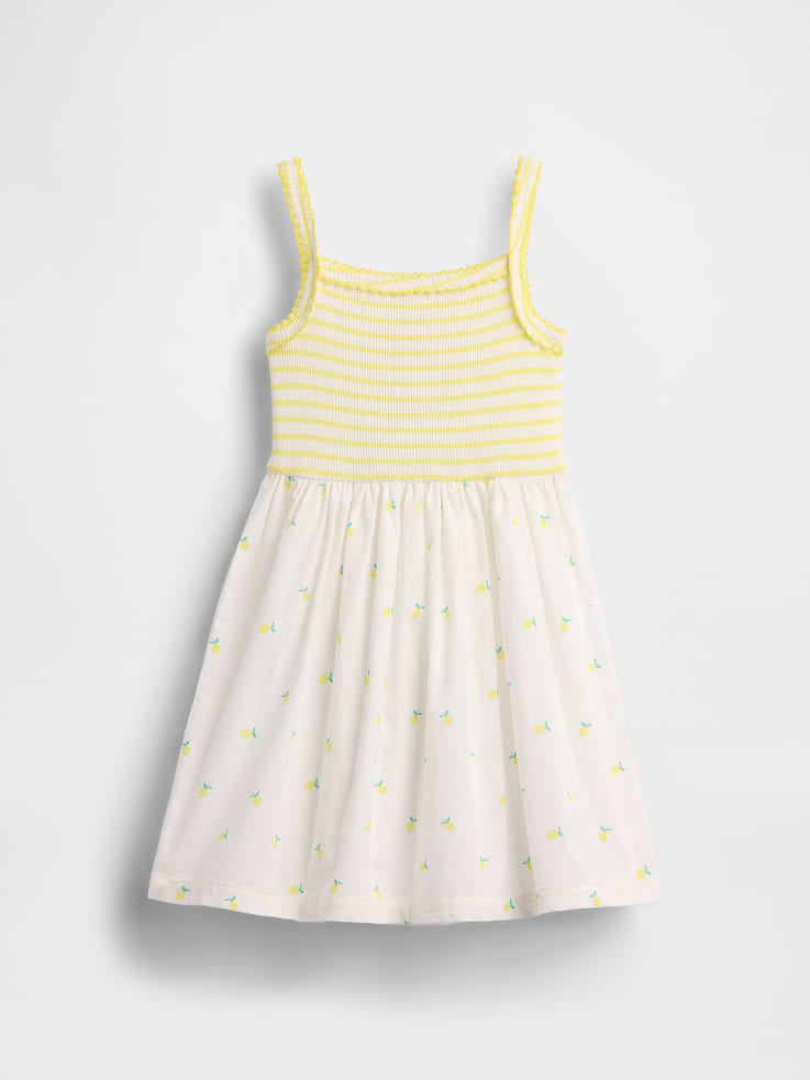 Image number 3 showing, Baby & Toddler Mixed Media Apron Dress