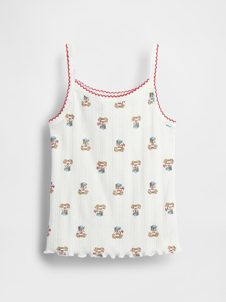 Image number 2 showing, Baby & Toddler Brannan Bear Pointelle Cami