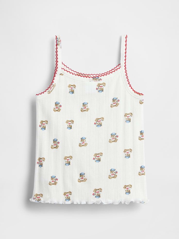 Image number 3 showing, Baby & Toddler Brannan Bear Pointelle Cami